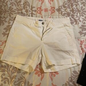White old navy shorts